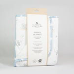 Load image into Gallery viewer, Living Textiles Jersey Sherpa Blanket - Elephant Playtime