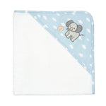 Load image into Gallery viewer, Living Textiles Organic Hooded Towel - Elephant Playtime