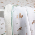 Load image into Gallery viewer, Living Textiles Jersey Sherpa Blanket - Australiana