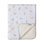 Load image into Gallery viewer, Living Textiles Jersey Sherpa Blanket - Roam & Roar
