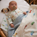 Load image into Gallery viewer, Pilbeam Living Soft Fleece Blanket - Trucking Along