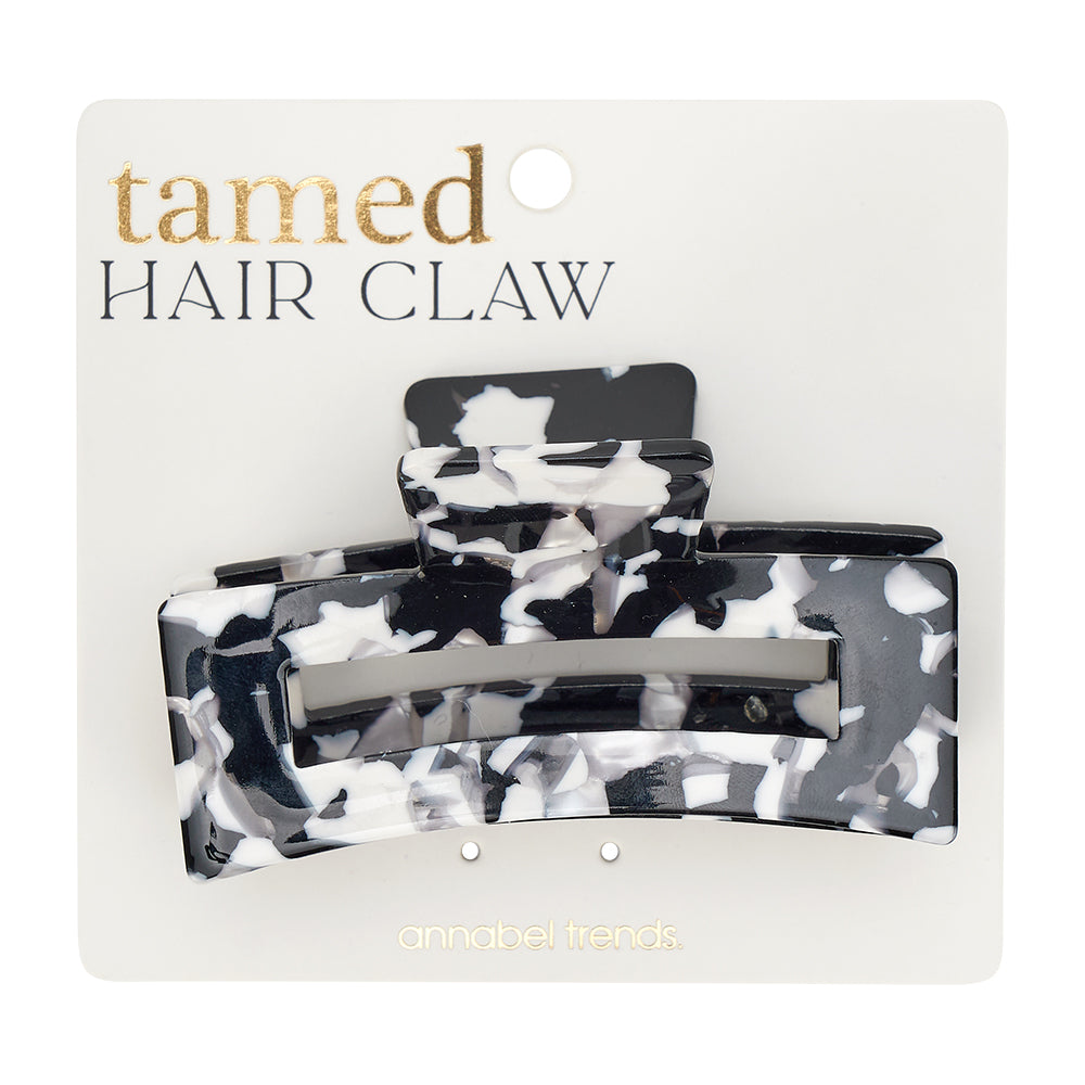 Annabel Trends Tamed Hair Claw - Black & White