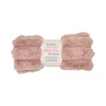 Load image into Gallery viewer, Ribbed Faux Fur Throw Baby - Dusty Pink