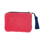Load image into Gallery viewer, Annabel Trends Cosy Luxe Velvet Coin Purse - Pink Crush