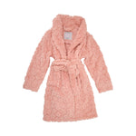 Load image into Gallery viewer, Annabel Trends Cosy Luxe Embossed Flower Kids Bath Robe - Pink Small (3-6yrs)
