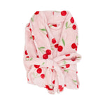 Load image into Gallery viewer, Annabel Trends Bath Robe Cosy Luxe Velvet - Cherry