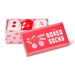 Load image into Gallery viewer, Annabel Trends Boxed Socks 3 pack - Cherry Bomb