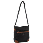 Load image into Gallery viewer, Pierre Cardin Anti-Theft Cross Body Bag PC3266 - Black/Tan