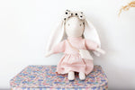 Load image into Gallery viewer, Alimrose Linen Mini Sofia Bunny - Pink