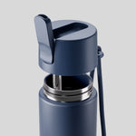 Load image into Gallery viewer, Made By Fressko Drink Bottle MOVE CERAMIC Flip/Sip 660ml - Denim