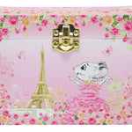 Load image into Gallery viewer, Pink Poppy Musical Jewellery Box - Claris The Chicest Mouse In Paris Pearl (On The Bridge of Avignon)