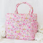 Load image into Gallery viewer, Pink Poppy Carry-All Bag - Claris the Chicest Mouse in Paris