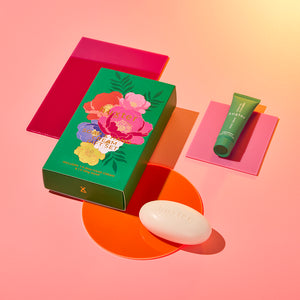 Huxter Soap & 35ml Hand Cream Gift Box - Green Tea & Cucumber