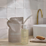 Load image into Gallery viewer, Huxter Hand & Body Wash Refill Pouch 1ltr - Sea Salt & Cedarwood
