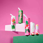 Load image into Gallery viewer, Huxter Christmas Flowers Collection Hanging Lip Balm - Pomegranate & Blackcurrant 9g (Pink)
