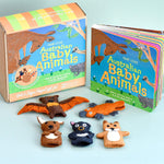 Load image into Gallery viewer, Tara Treasures Book & Finger Puppet Set - Australian Baby Animals by Frane Lessac