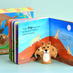 Load image into Gallery viewer, Tara Treasures Book & Finger Puppet Set - Australian Baby Animals by Frane Lessac