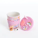 Load image into Gallery viewer, Chino Club Kids Chino Charm Cup & Straw 8oz - Unicorn