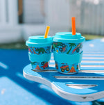 Load image into Gallery viewer, Chino Club Baby Chino Cup 4oz - Dinosaurs & Monster Trucks