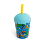 Load image into Gallery viewer, Chino Club Mini Smoothie Cup & Straw 200ml - Dinotrucks