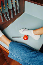 Load image into Gallery viewer, Paire ANKLE Socks - Stormy Blue