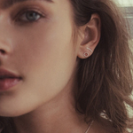 Load image into Gallery viewer, Linda Tahija Beaded Circle Stud Earrings - Gold