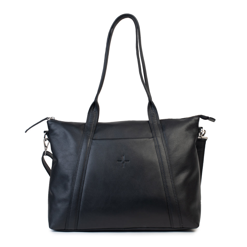 Dusky Robin Luxe Collection The Valentina Tote - Black