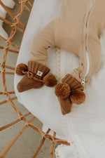 Load image into Gallery viewer, Confetti Kidz Organic Cotton Waffle Zipsuit - Fawn [SZ:PREM 00000]
