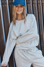 Load image into Gallery viewer, Betty Basics Marcy Sweatshirt - Grey Marle
