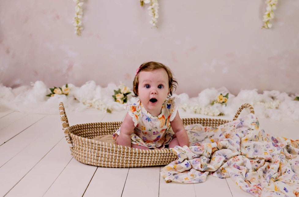 Confetti Kidz Bodysuit Dress - Butterfly Blooms [SZ:0-3 MONTHS (000)]