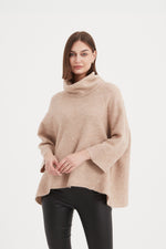 Load image into Gallery viewer, Tirelli Half Sleeve Pullover - Beige [CLR:BEIGE SZ:S/M]
