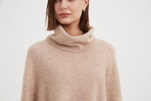 Tirelli Half Sleeve Pullover - Beige [CLR:BEIGE SZ:S/M]