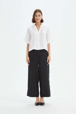 Load image into Gallery viewer, Tirelli Boxy Button Linen Shirt - White [CLR:WHITE SZ:S]
