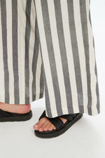 Load image into Gallery viewer, Tirelli Palazzo Pant - Black Stripe [CLR:BLACK STRIPE SZ:S]
