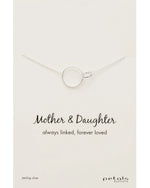 Load image into Gallery viewer, Petals Australia Sterling Silver Mother &amp; Daughter Necklace
