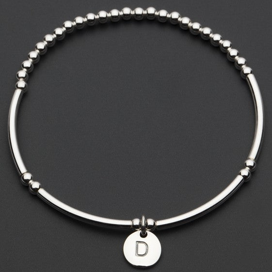 Petals Australia Sterling Silver Love Letter Bracelet - D