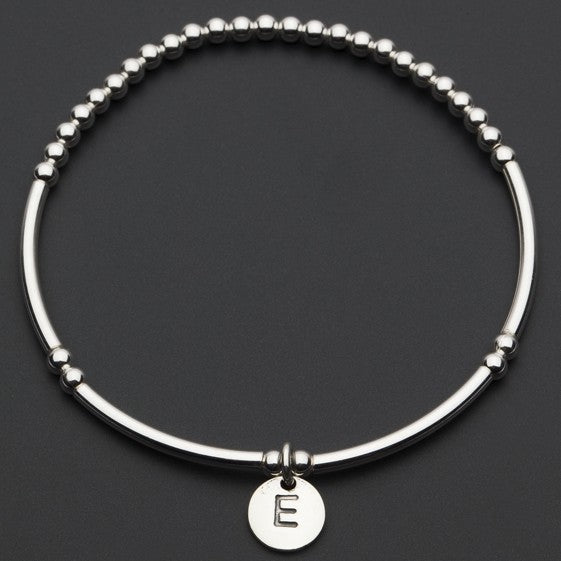 Petals Australia Sterling Silver Love Letter Bracelet - E