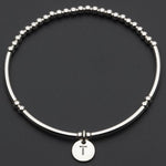 Load image into Gallery viewer, Petals Australia Sterling Silver Love Letter Bracelet - T
