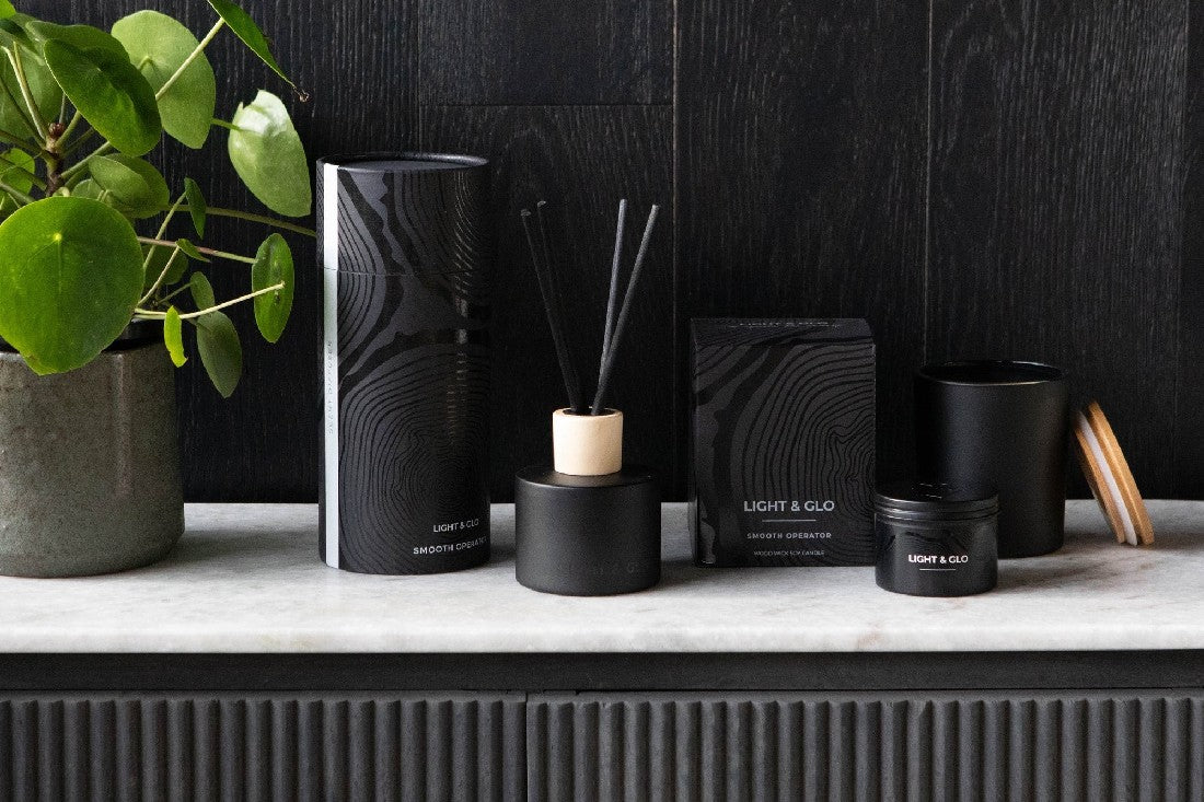 Light & Glo Candle Noir Collection - Black Hawk