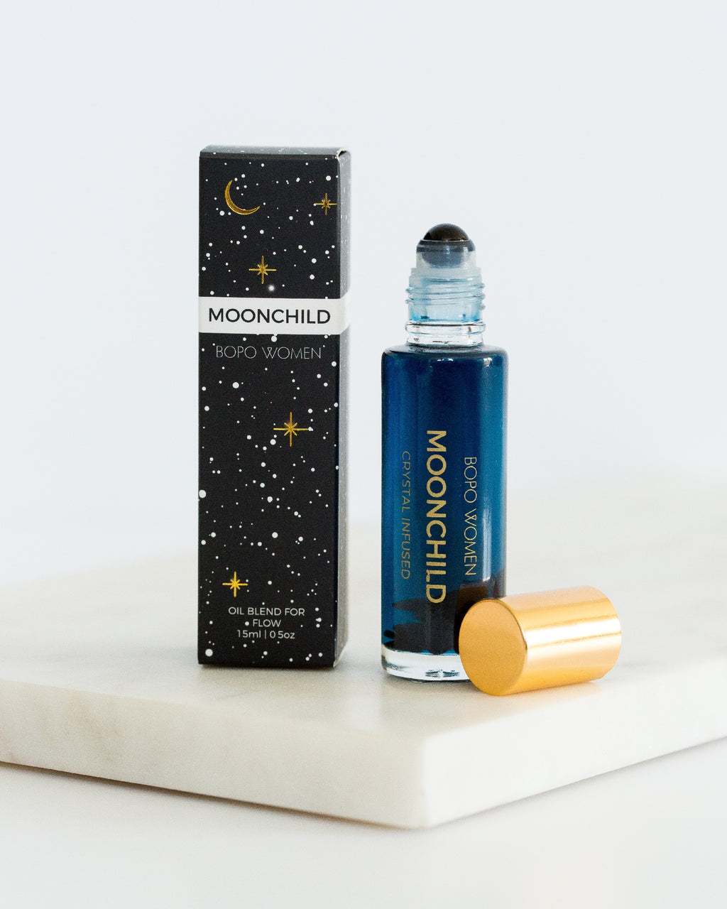Bopo Women Crystal Perfume Roller - Moonchild 