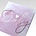 Load image into Gallery viewer, Rhicreative - Baby Watercolour + Rose Gold Foil - Pink
