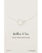 Load image into Gallery viewer, Petals Australia Sterling Silver Mother &amp; Son Necklace
