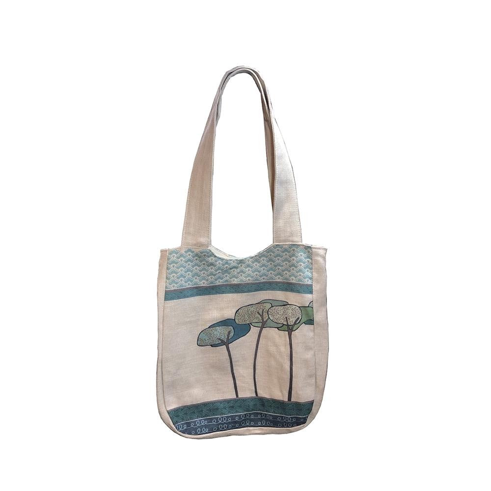 Rancho Linen Shoulder Bag - Tall Trees