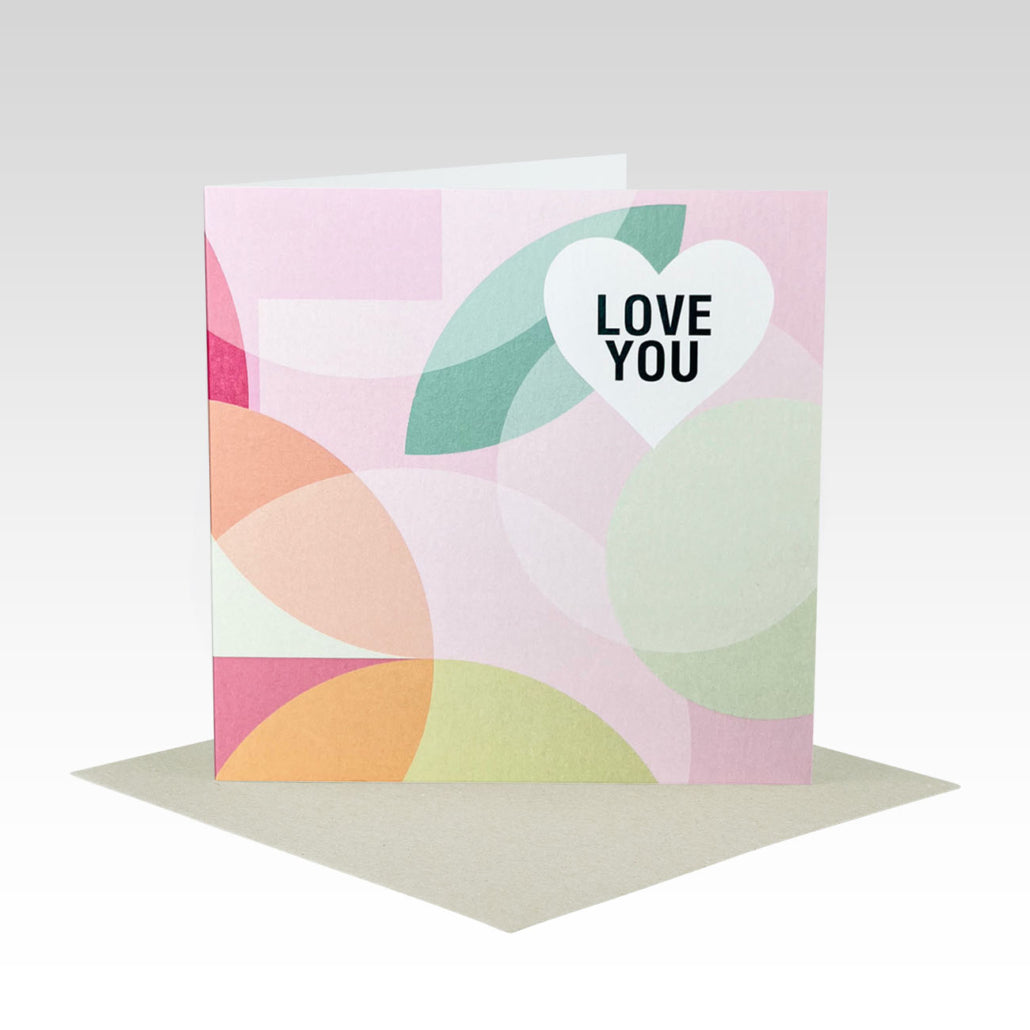 Rhicreative - Love You Geo Print