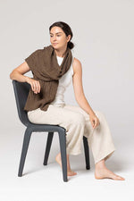Load image into Gallery viewer, Indus Design Chunky Cable Knit Scarf - Bark
