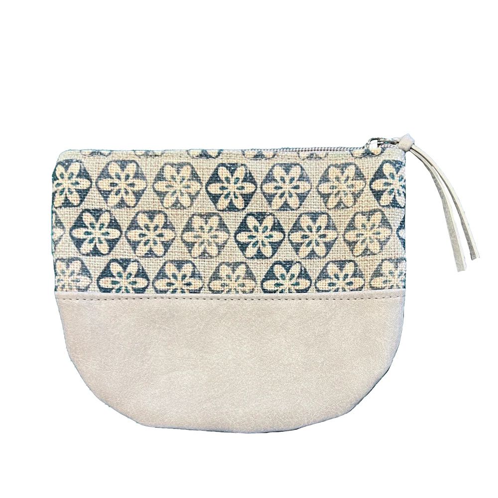 Rancho Lola Purse - Grey Hex Print