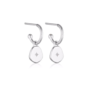 Linda Tahija Vega Hoop/Stud Earrings - Sterling Silver