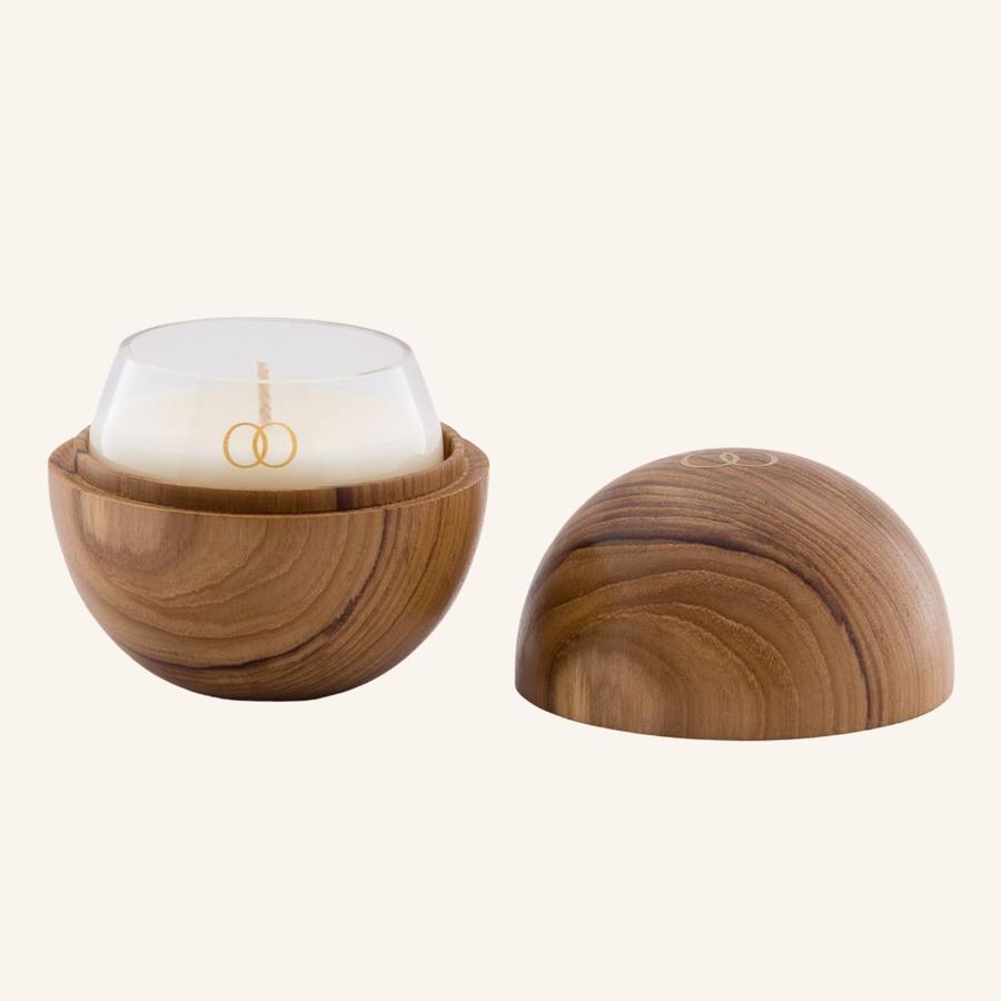 Only Orb Teak Orb & Candle Citizen - Cardamon & Laurel Leaf