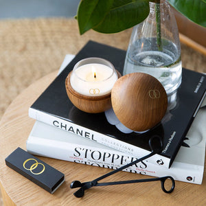 Only Orb Teak Orb & Candle Citizen - Cardamon & Laurel Leaf