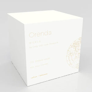 Only Orb Teak Orb & Candle Orenda - Saffron & Labdanum